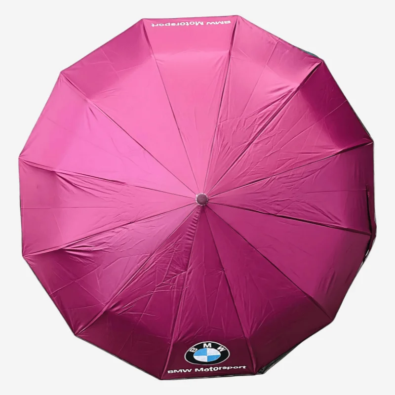 ১২ শিকের প্রিমিয়াম গোলাপি ছাতা